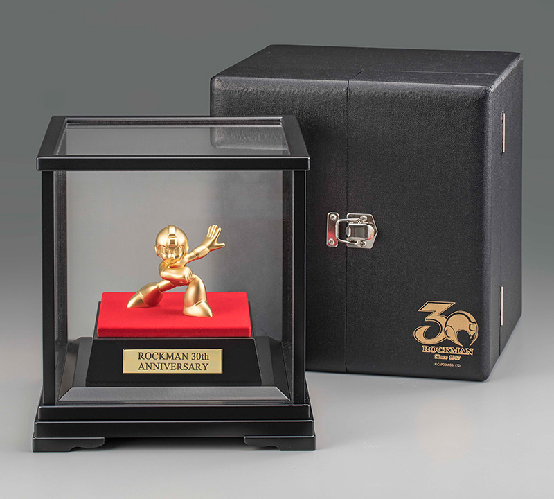 Illustration for article titled Gold Mega Man Figure Is Only $21,667Â